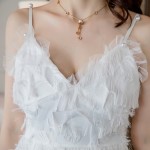 Sling sexy princess feather tassel temperament dress