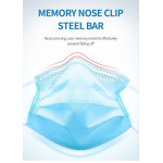 【READY STOCK】50 Pcs Mask 3ply Mouth Cover Mask Protect High Quality Regular Mouth Nose Covers Non-woven Face Mask