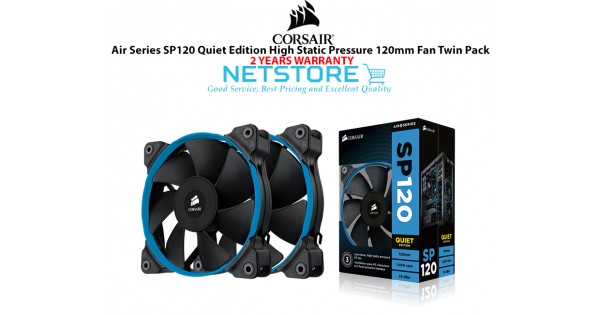 Corsair Ventola Corsair Air Series SP120 Quiet Edition 120mm CO-9050006-WW 