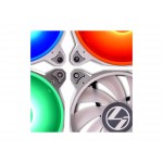 Lian Li BORALITE120-3S - 120mm LED PWM RGB Fan, 3 FANS Pack- Silver