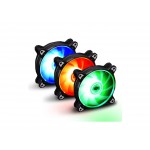 Lian Li BORA LITE 120-3B - 120mm LED PWM RGB Fan, 3 FANS Pack- Black