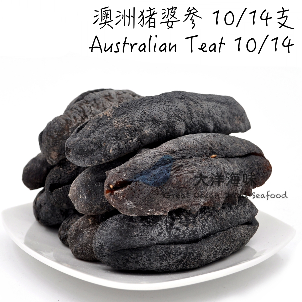 Sea Cucumber-Australian Teatfish (10/14) 澳洲猪婆参 10/14支 (1x500g) Sea Cucumber-Australian Teatfish (10/14) 澳洲猪婆参 10/14支 (1x500g)
