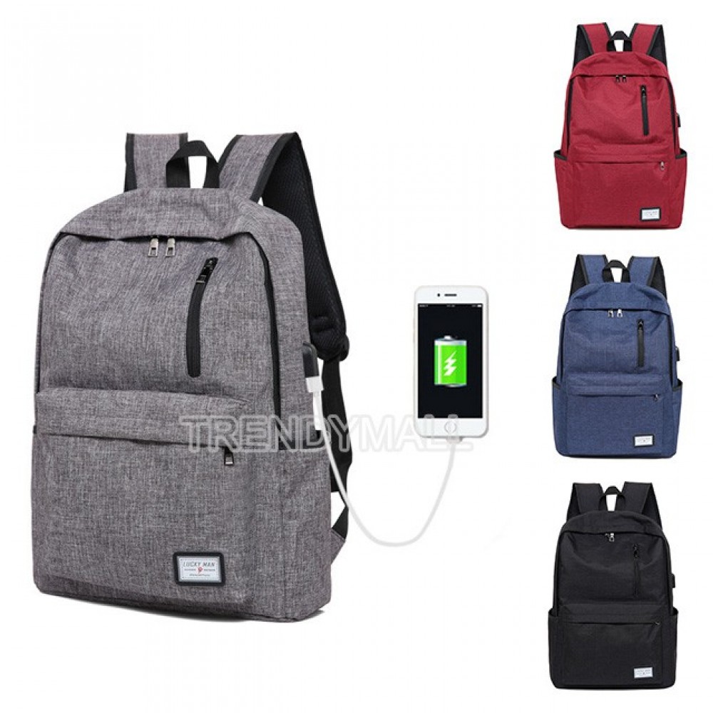 USB Laptop Backpack/ Casual Backpack USB Laptop Backpack/ Casual Backpack