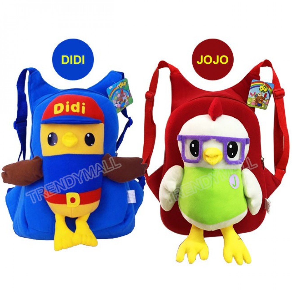 Readystock DIDI & JOJO Plushtoy Kids Backpack Readystock DIDI & JOJO Plushtoy Kids Backpack