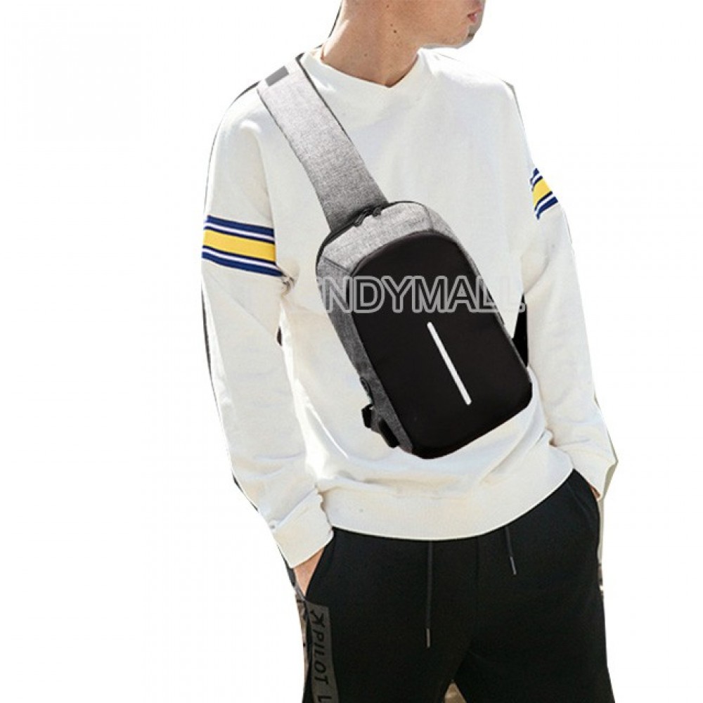 Anti Theif USB Chest Bag / Sling Bag Anti Theif USB Chest Bag / Sling Bag