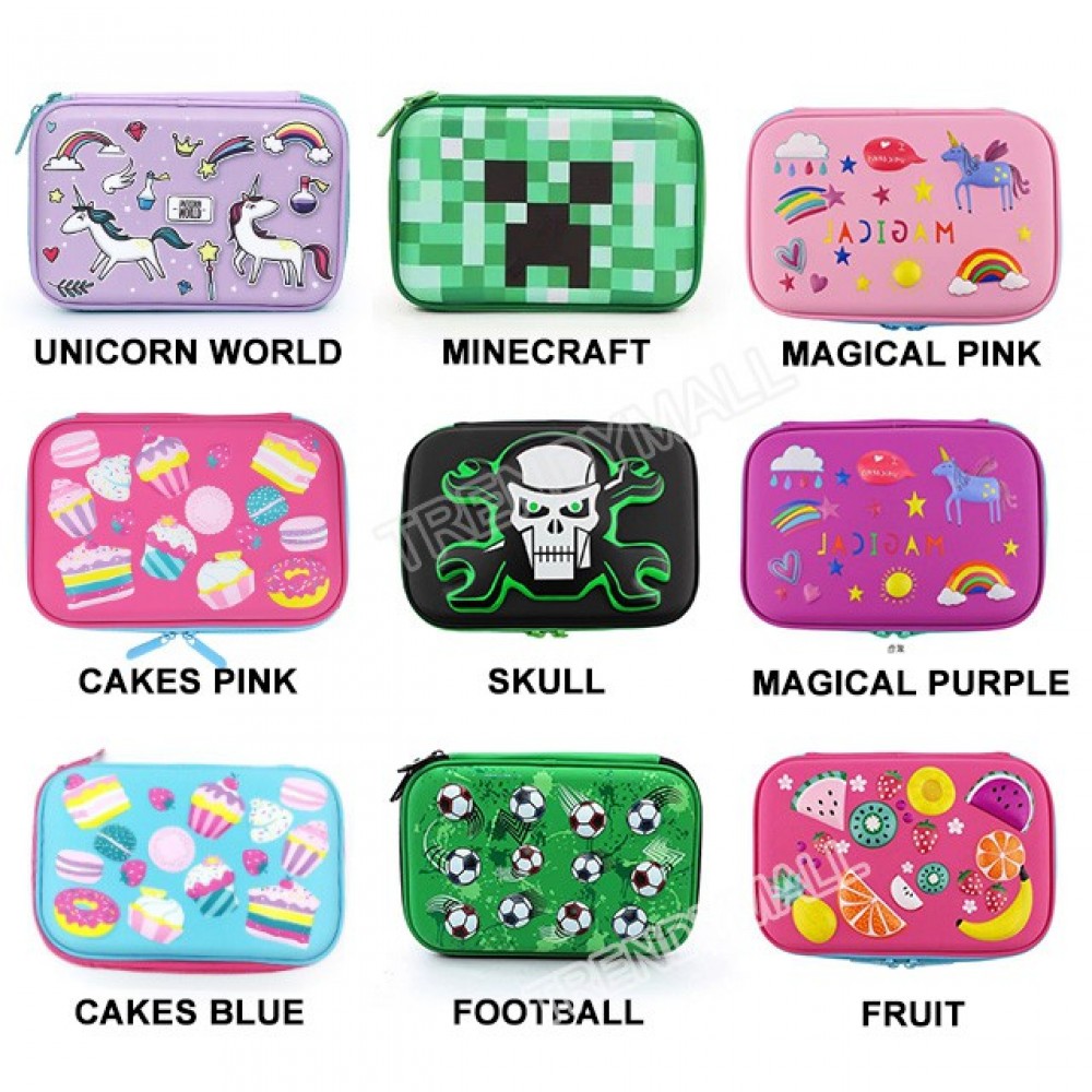 Readystock 3D Hardcase Unicorn Pensel Case / Stationery Box Readystock 3D Hardcase Unicorn Pensel Case / Stationery Box