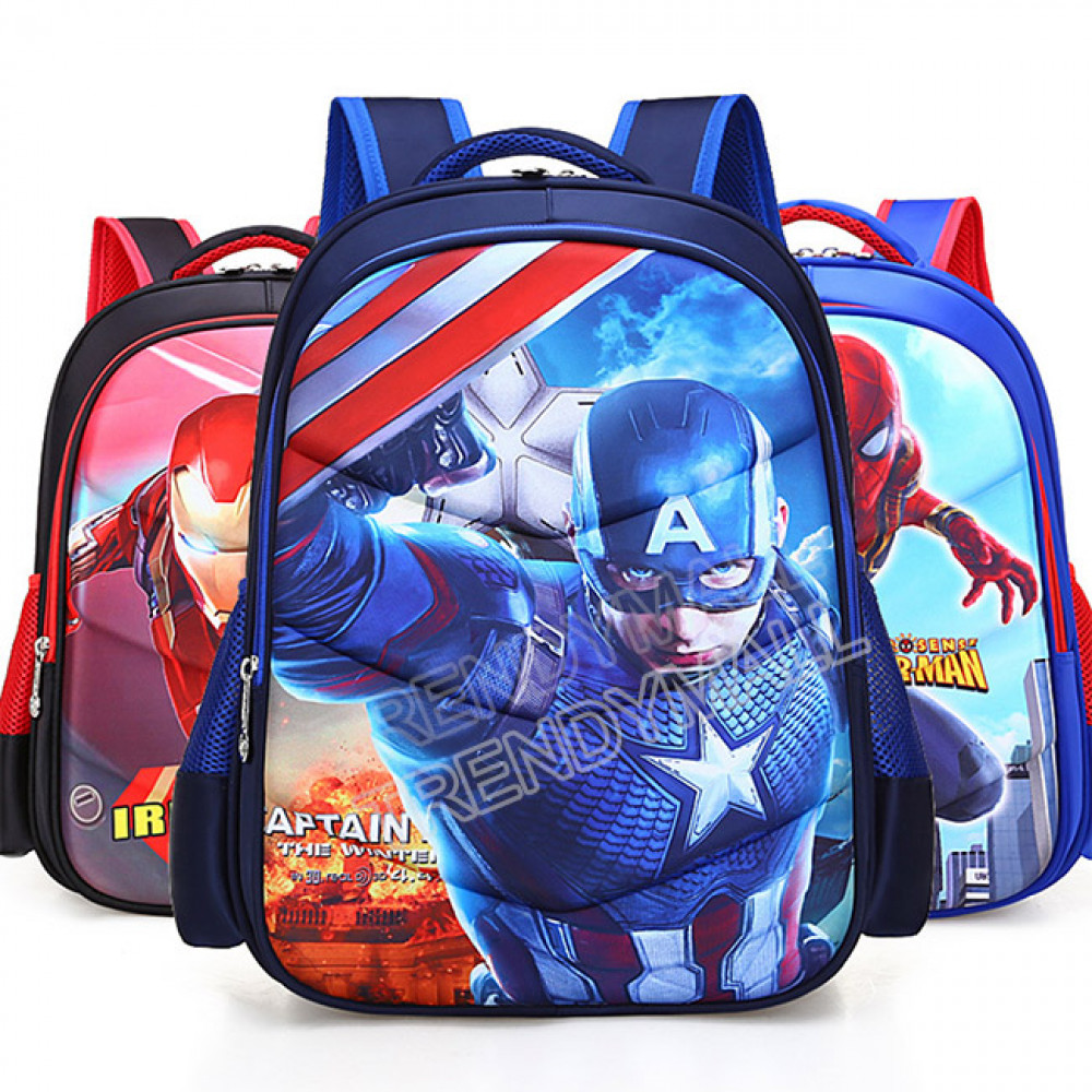 3D Marvel Hero Kids school Backpack / Spiderman School Bag 3D Marvel Hero Kids school Backpack / Spiderman School Bag