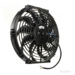 12V 80W 2100RPM Straight/Cruve Blade Electric Cooling Radiator Fan Kit Universal