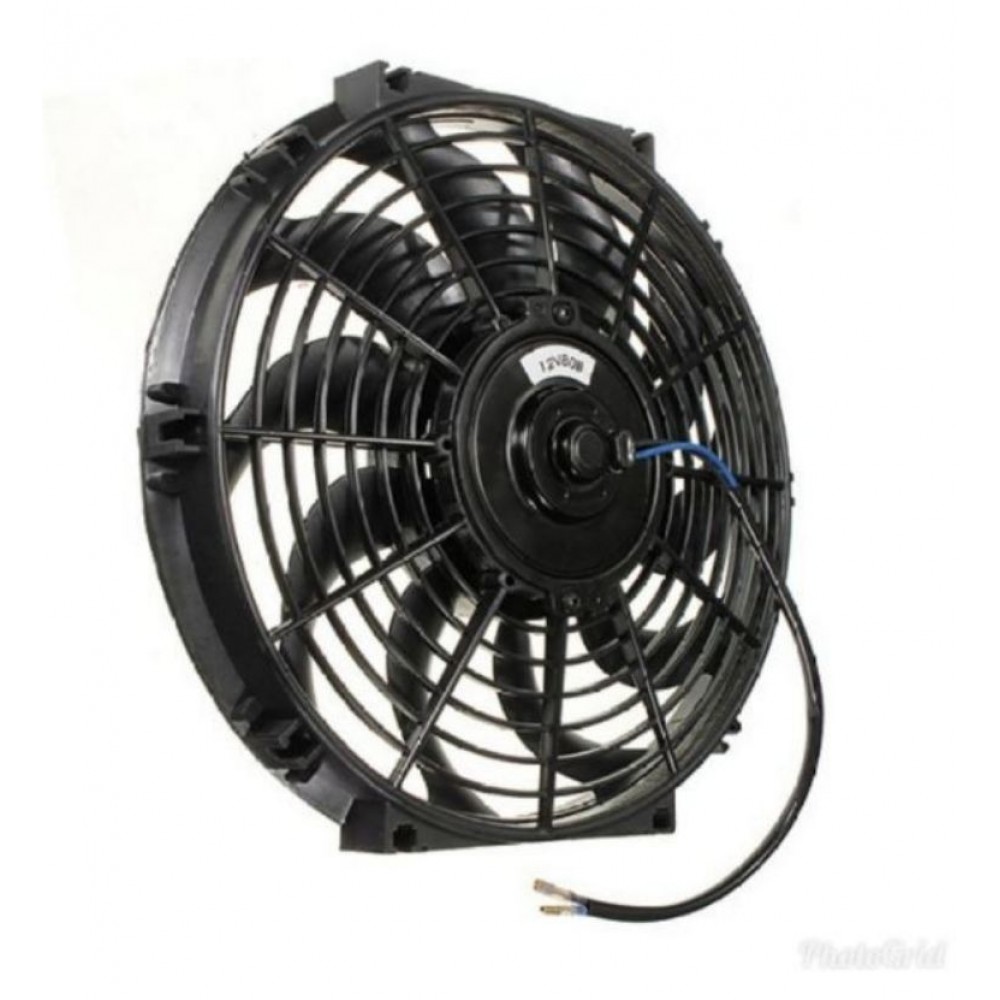 12V 80W 2100RPM Straight/Cruve Blade Electric Cooling Radiator Fan Kit