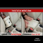 Armrest Perodua Bezza Double Layer Black Stitching (Non-USB)