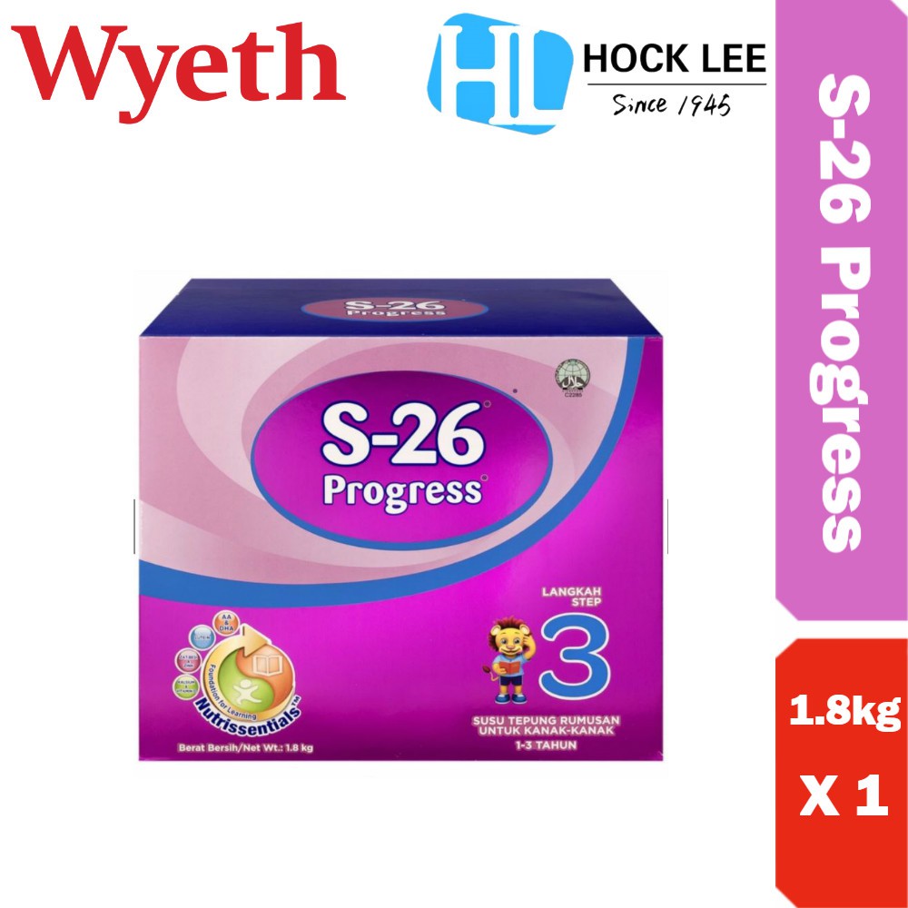 Wyeth S26 Progress 1.8kg X 1 Wyeth S26 Progress 1.8kg X 1