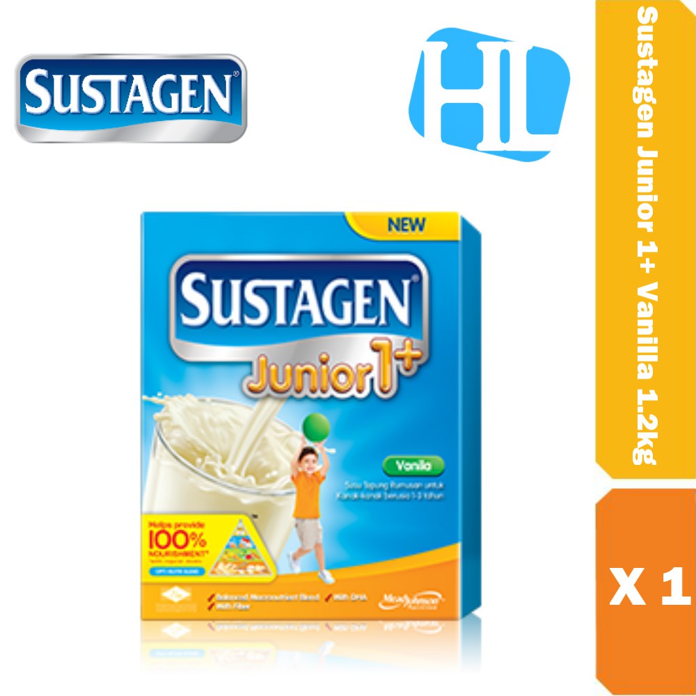 Sustagen Junior 1+ Vanilla 1.2kg Sustagen Junior 1+ Vanilla 1.2kg