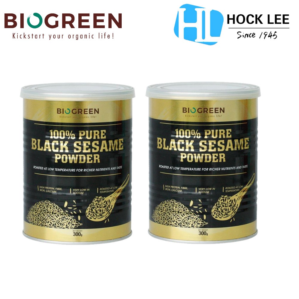 Biogreen Black Sesame (300g) X 2 Biogreen Black Sesame (300g) X 2