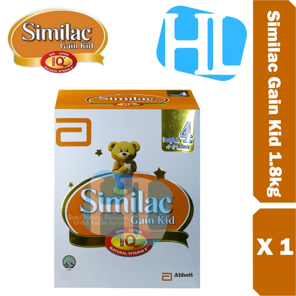 Similac Gain Kid 1.8kg BIB X 1 Similac Gain Kid 1.8kg BIB X 1