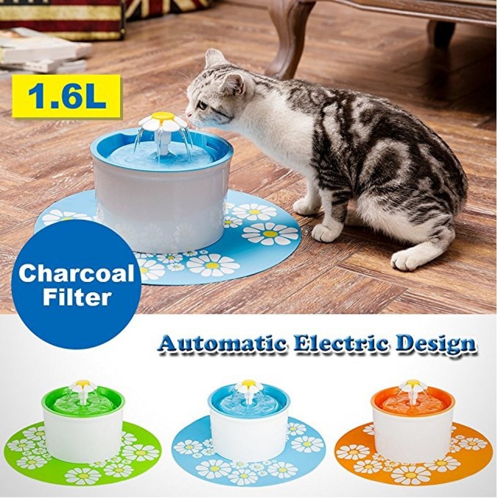 READY STOCK - 1.6L Automatic Pet Water Fountain Pet Water Dispenser READY STOCK - 1.6L Automatic Pet Water Fountain Pet Water Dispenser