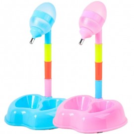 image of READY STOCK - Korean Fashionable Colorful Pet Bottle Water Food Feeder