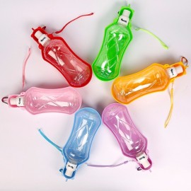 image of READY STOCK - Pet Water Dispenser Outdoor Bottle With Hanging Buckle Compact