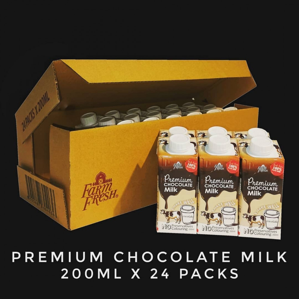 FARM FRESH 24*200ML CHOCOLATE MILK FARM FRESH 24*200ML CHOCOLATE MILK