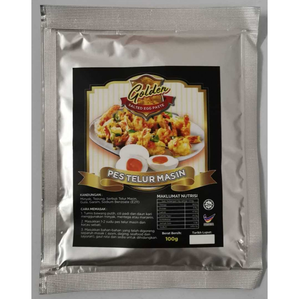 Golden Salted Egg Paste / Pes Telur Masin (100gm) Golden Salted Egg Paste / Pes Telur Masin (100gm)