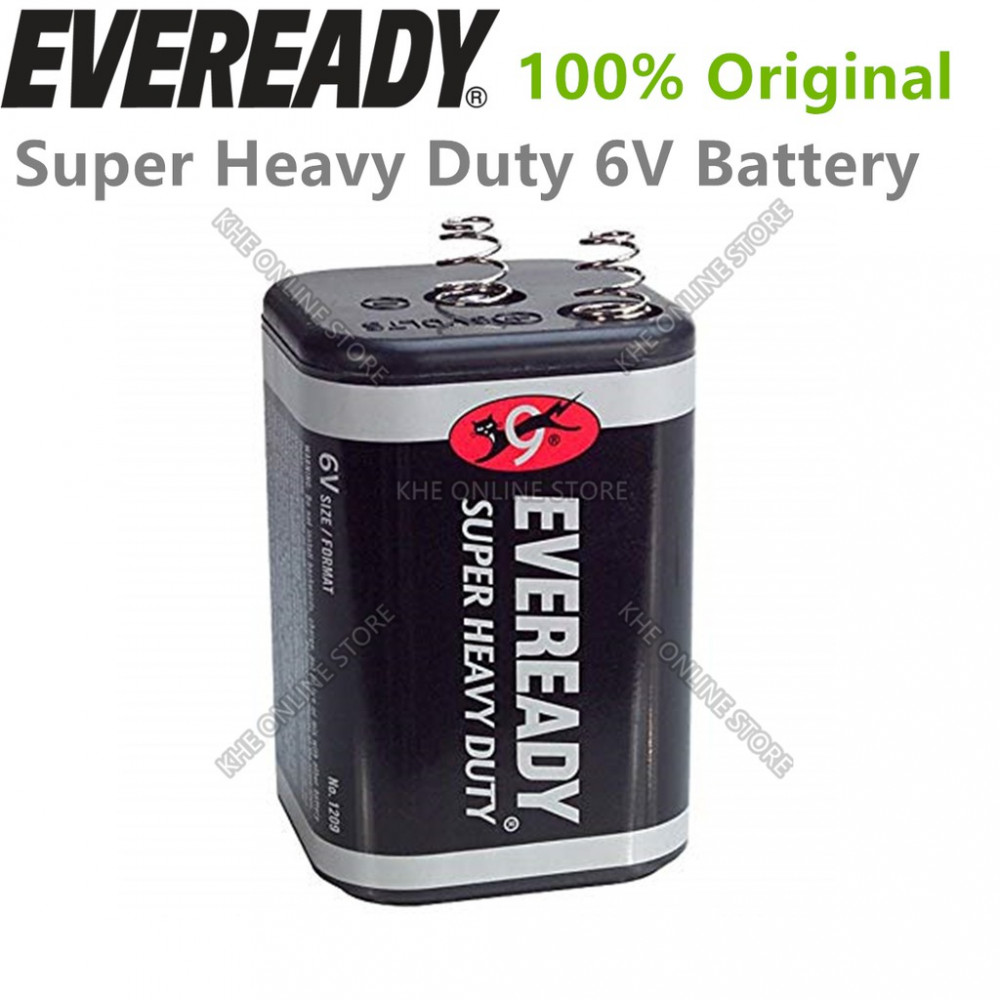 Eveready Super-Heavy Duty 6V Battery 1pc Eveready Super-Heavy Duty 6V Battery 1pc