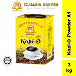 Kluang Coffee Cap Televisyen Kopitiam Kopi-O Powder Grade A1 (3kg x 1 tin) Kopi O Kluang Cap TV