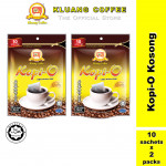 Kopi Kluang Cap Televisyen Kopi O Kosong (10 uncang x 2 pek)
