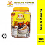 Kluang Coffee Cap Televisyen Kopi O Kosong (100 sachets x 1 tub) Kopi-O Kluang Cap TV