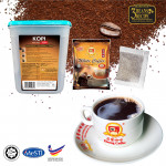 Kluang Coffee Cap Televisyen 100% Pure White Coffee (40 sachets x 1 tub) Kopi Tulen Cap TV