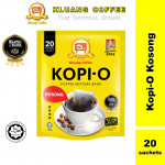 Kluang Coffee Cap Televisyen Kopi O Kosong (20 individual sachets x 1 pack) Kopi-O Kluang Cap TV