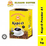 Kluang Coffee Cap Televisyen Kopitiam Kopi-O Powder Grade A1 (3kg x 1 tin) Kopi O Kluang Cap TV