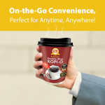 Kluang Coffee Cap Televisyen Double Shot Kopi-O 2in1 (46gm x 1 cup) Kopi O Kluang Cap TV