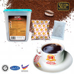 Kluang Coffee Cap Televisyen 100% Pure White Coffee (40 sachets x 1 tub) Kopi Tulen Cap TV