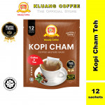 Kluang Coffee Cap Televisyen Kopi Cham Teh (12 individual sachets x 1 pack)