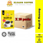 Kluang Black Coffee Cap Televisyen Kopi O Kosong (10 sachets x 20 packs) Kopi Kluang Cap TV