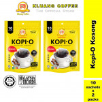 Kopi Kluang Cap Televisyen Kopi O Kosong (10 uncang x 2 pek)