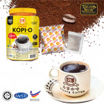 Kluang Coffee Cap Televisyen Kopi O Kosong (100 sachets x 1 tub) Kopi-O Kluang Cap TV