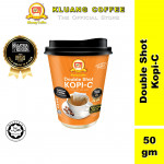 Kluang Coffee Cap Televisyen Double Shot Kopi-C (50gm x 1 cup) Kopi C Kluang Cap TV