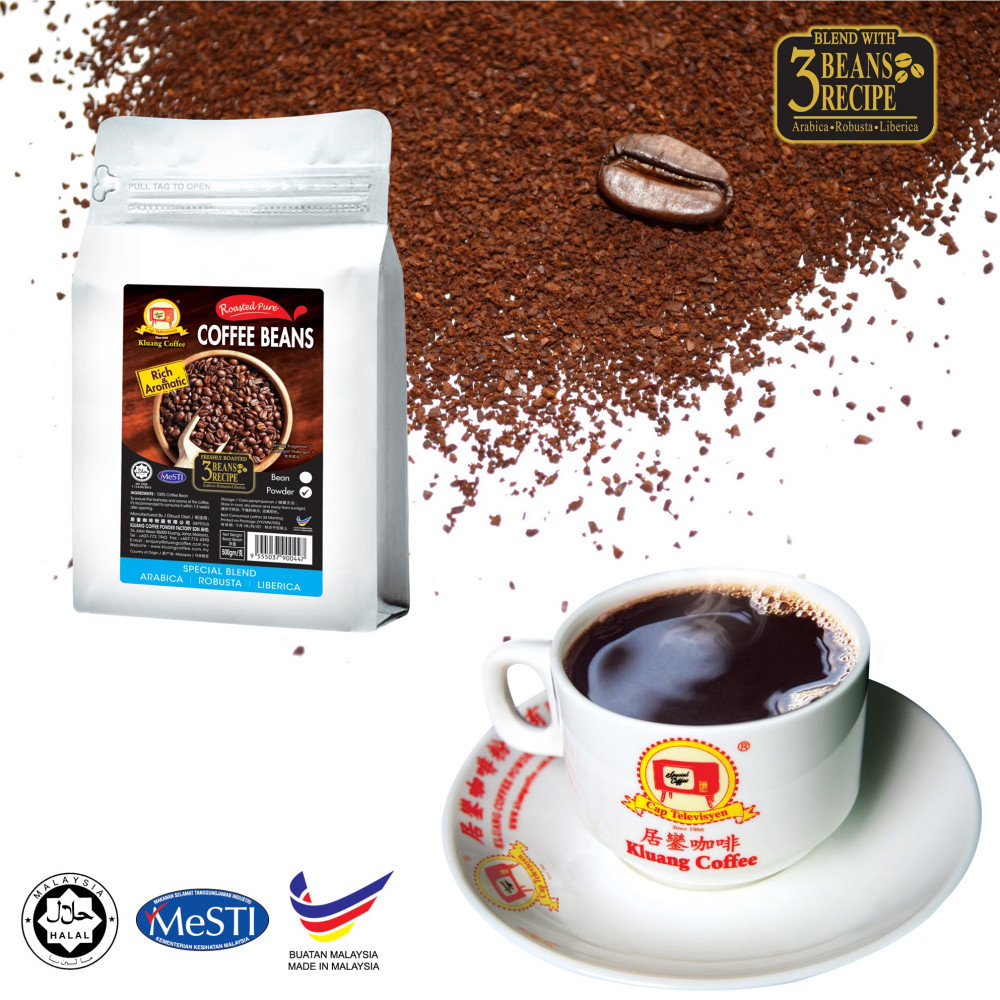 Kluang Cap Televisyen 100 Coffee Powder Special Blend with 3 Beans