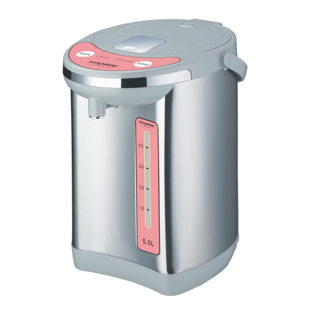 Hanabishi Thermo Pot 5.0L HA848 (Stainless Steel Body) Hanabishi Thermo Pot 5.0L HA848 (Stainless Steel Body)