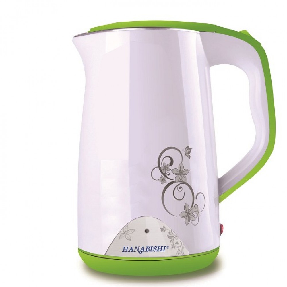 Hanabishi Stainless Steel Double Layer Cool Touch Electric Kettle 1.7L HA9966 Hanabishi Stainless Steel Double Layer Cool Touch Electric Kettle 1.7L HA9966