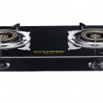 Hanabishi Glass Top Double Burner