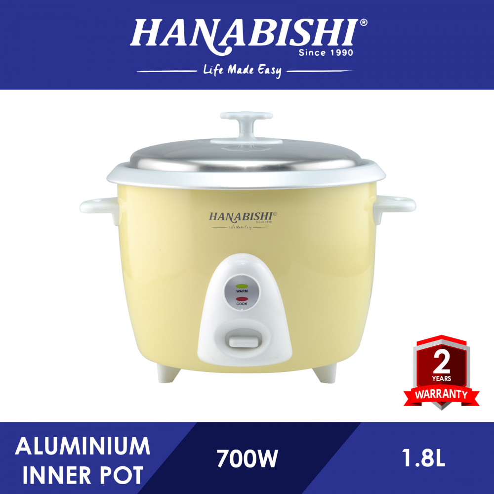 Hanabishi Rice Cooker 1.8L HA3698R Hanabishi Rice Cooker 1.8L HA3698R