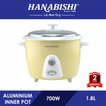 Hanabishi Rice Cooker 1.8L HA3698R