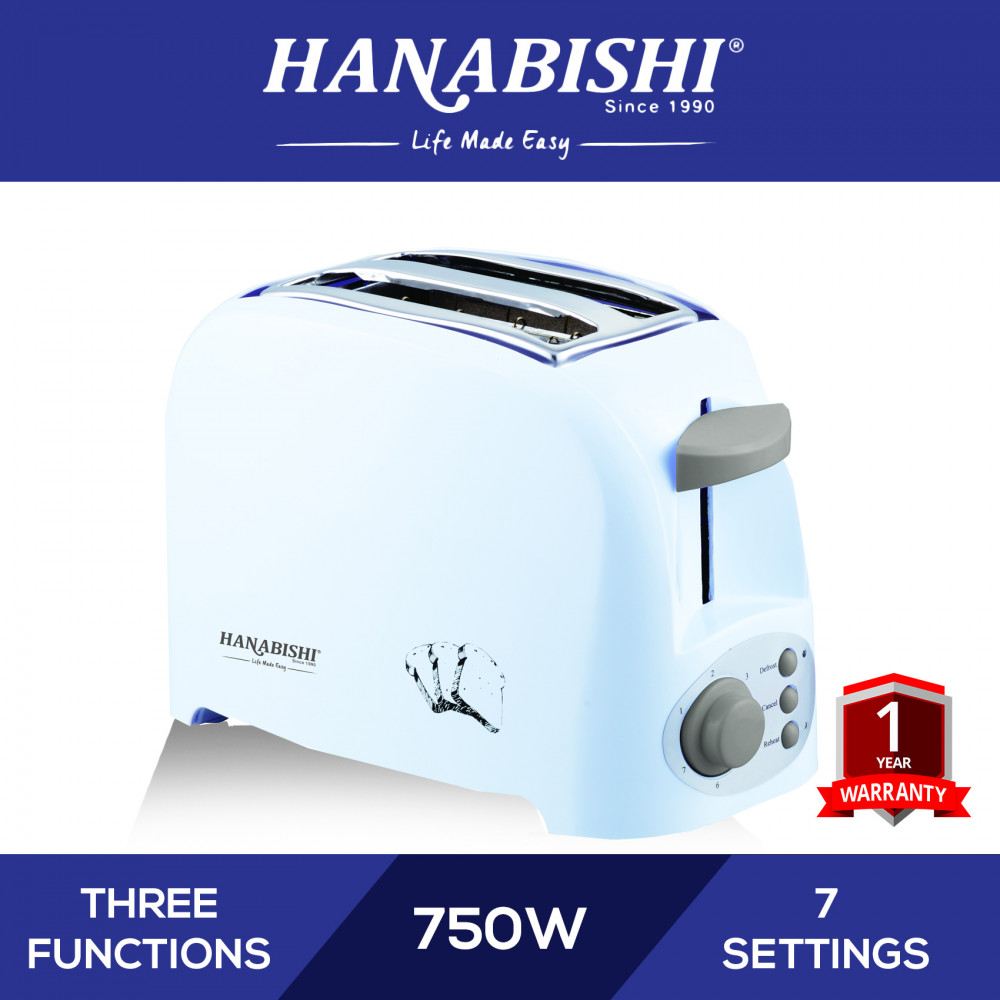 Hanabishi 2 Slices Cool Touch Bread Toaster HA5068 Hanabishi 2 Slices Cool Touch Bread Toaster HA5068