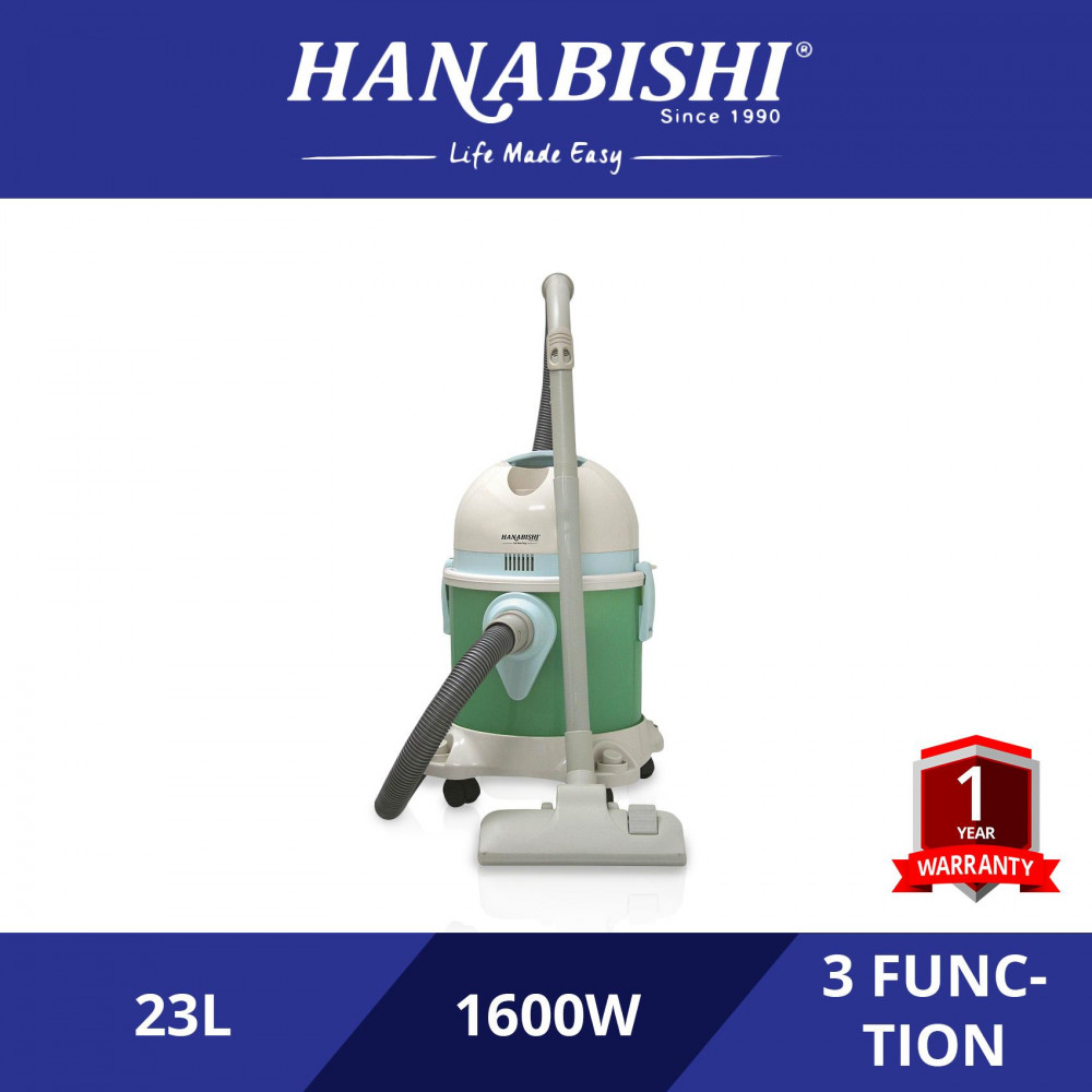 Hanabishi Wet Dry & Blow Vacuum Cleaner HA2008 Hanabishi Wet Dry & Blow Vacuum Cleaner HA2008