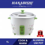 Hanabishi Rice Cooker 1.0L HA3633R
