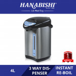 Hanabishi Thermo Pot 4.0L HA842 (Stainless Steel Body)