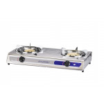 Hanabishi Double Burner Stainless Steel Gas Stove HG112