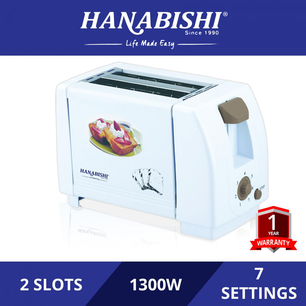 Hanabishi 2 Slice Bread Toaster HA558