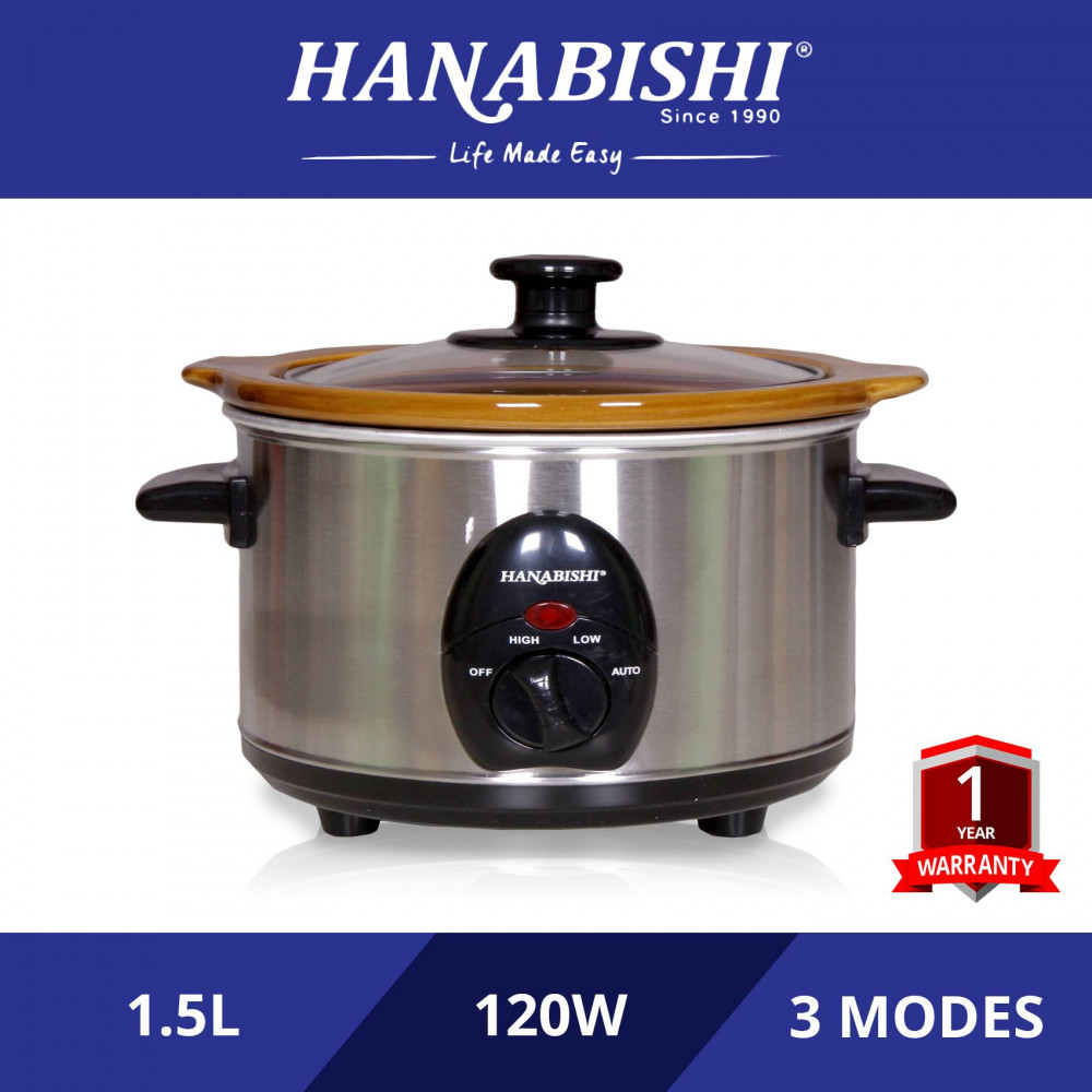 Hanabishi Slow Cooker 1.5L HA1155A
